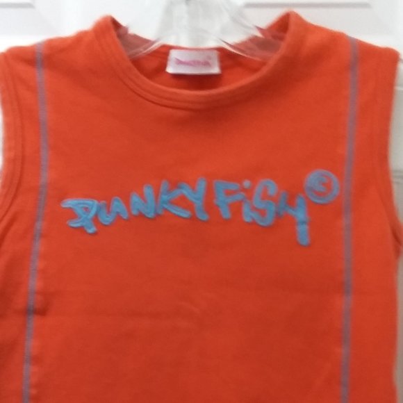 Crop sweat orange top - by Punky Fish - Picture 4 of 4